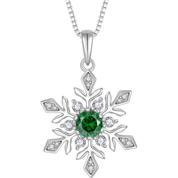 Necklaces for Women 925 Sterling Silver Winter Frozen Pendant